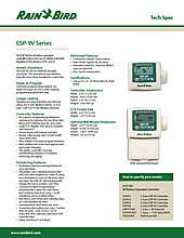 ESP-9V Battery Operated Irrigation Controller - 2 Zone