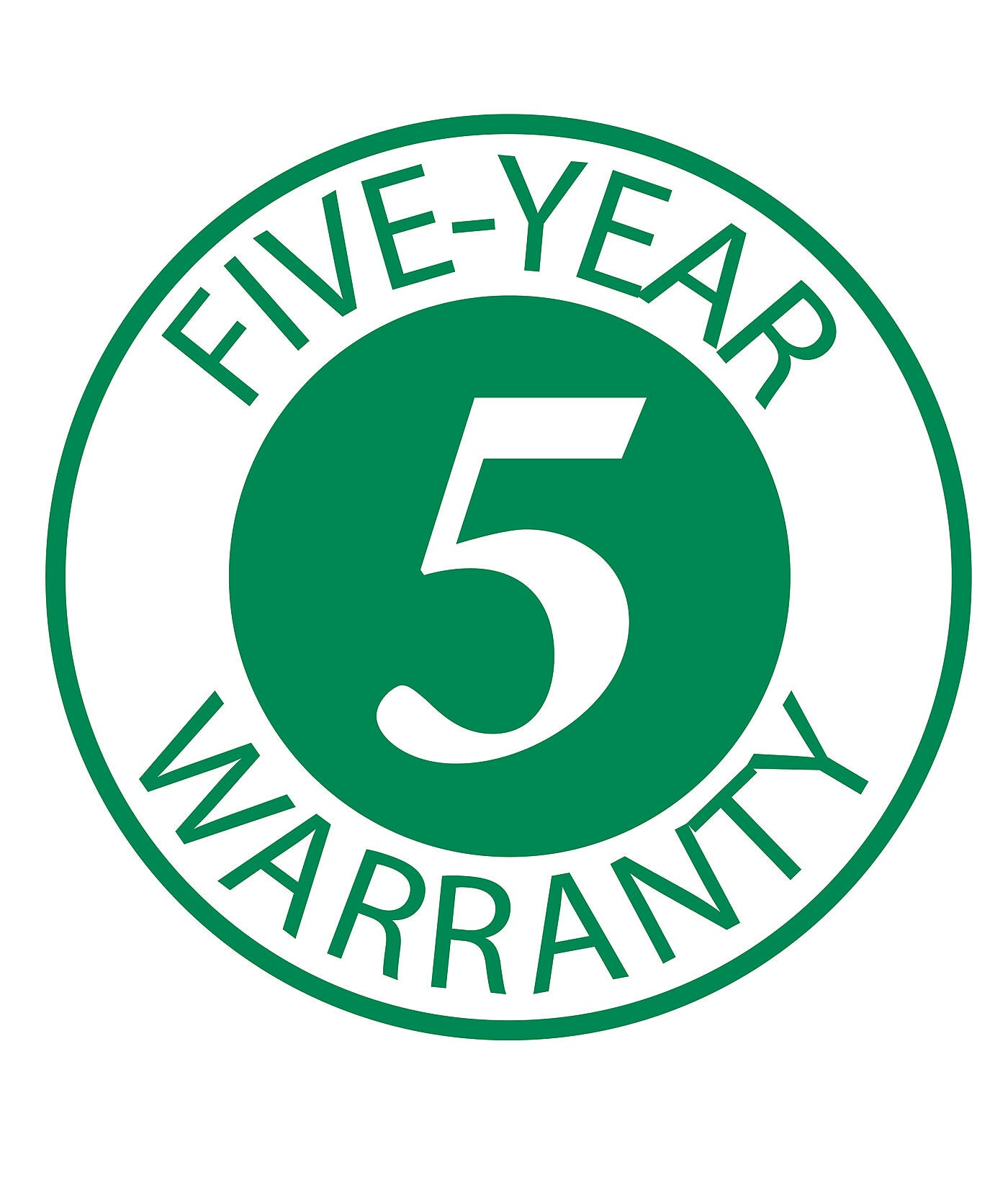 Five Year Warranty Logo