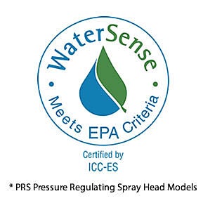 EPA WaterSense - Certified by ICC-ES