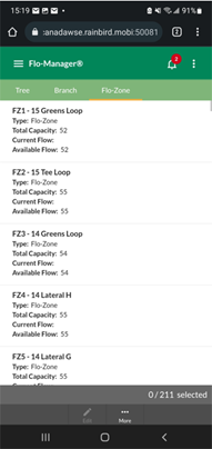 Flow Manager Flow Zone View