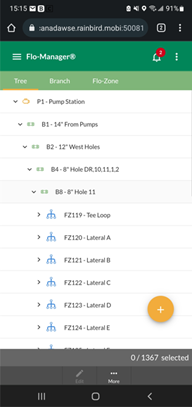 Flow Manager Tree View