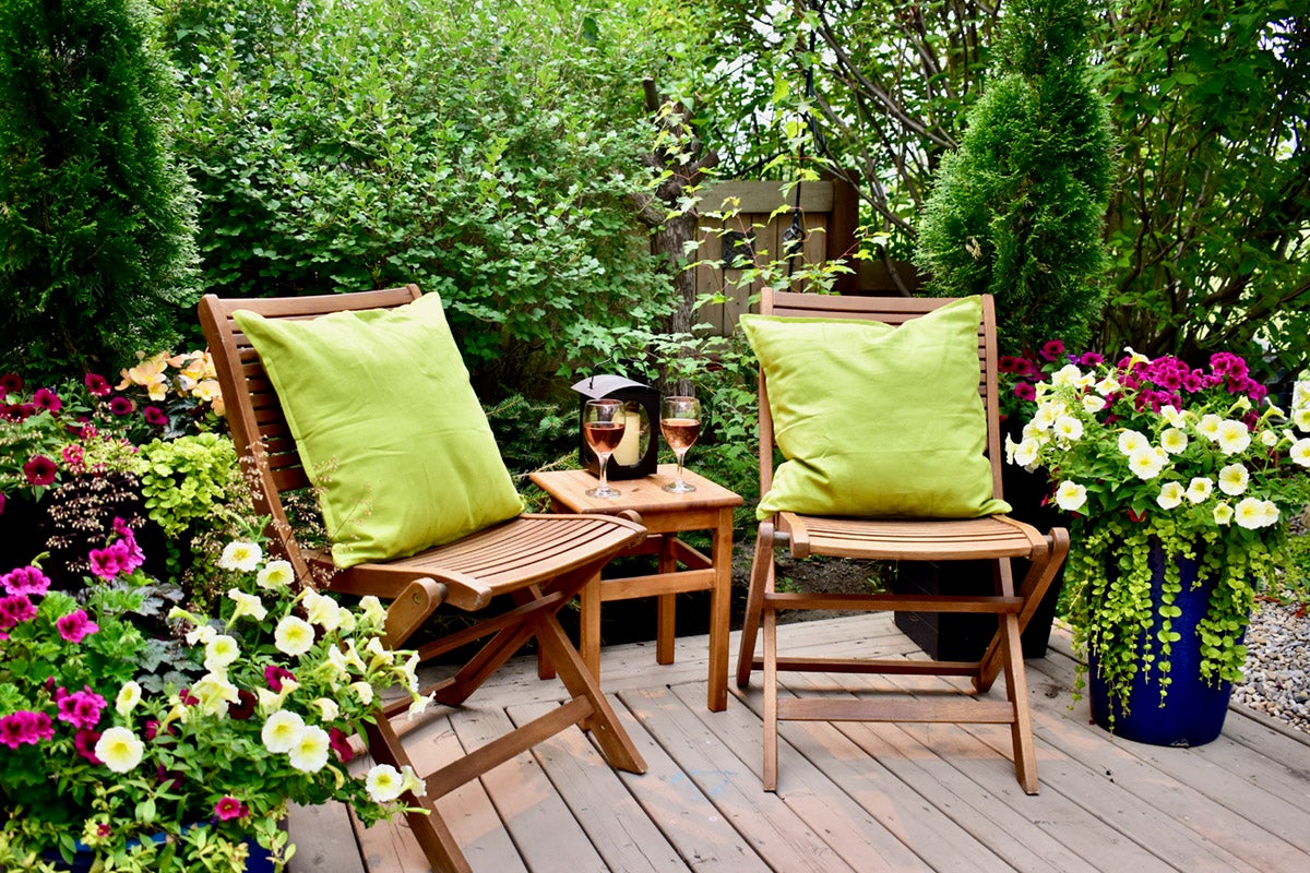 container flower garden