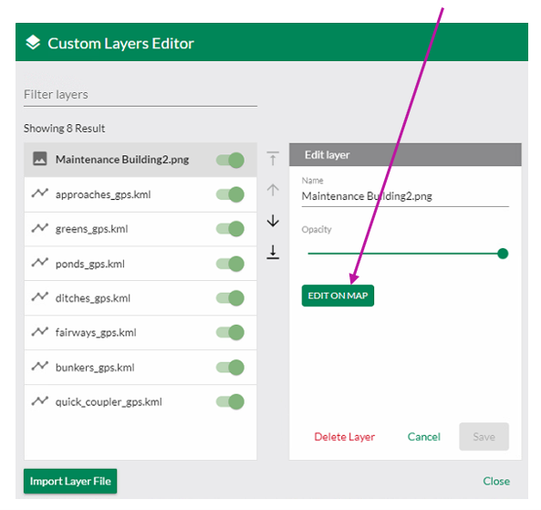 Custom Layers Editor