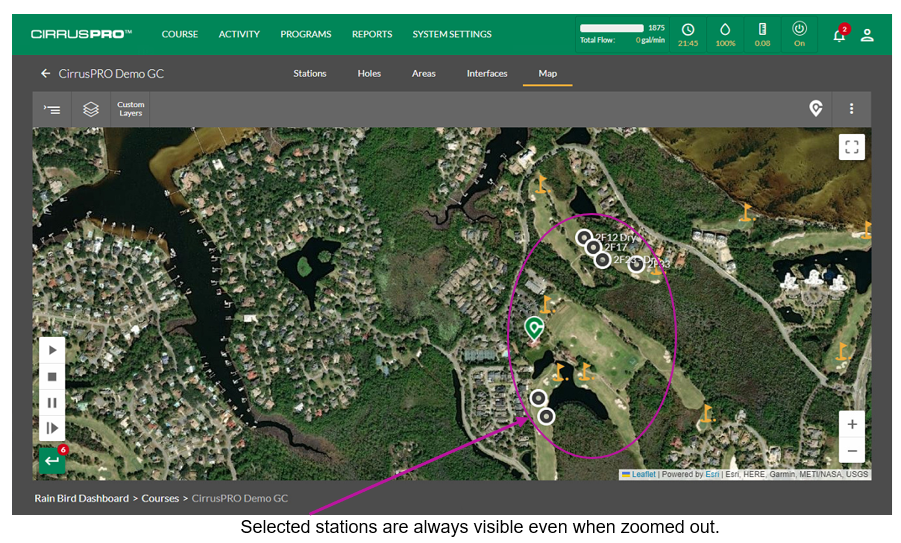 Stations Always Visible