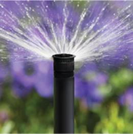 Rain Bird’s PRS-30 + HE-VAN Spray Nozzle Spraying Water