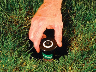 unscrew a sprinkler head