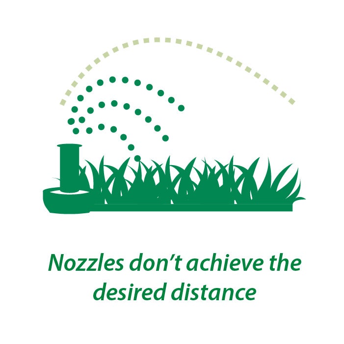 VFD - Nozzles don't achieve the desired distance