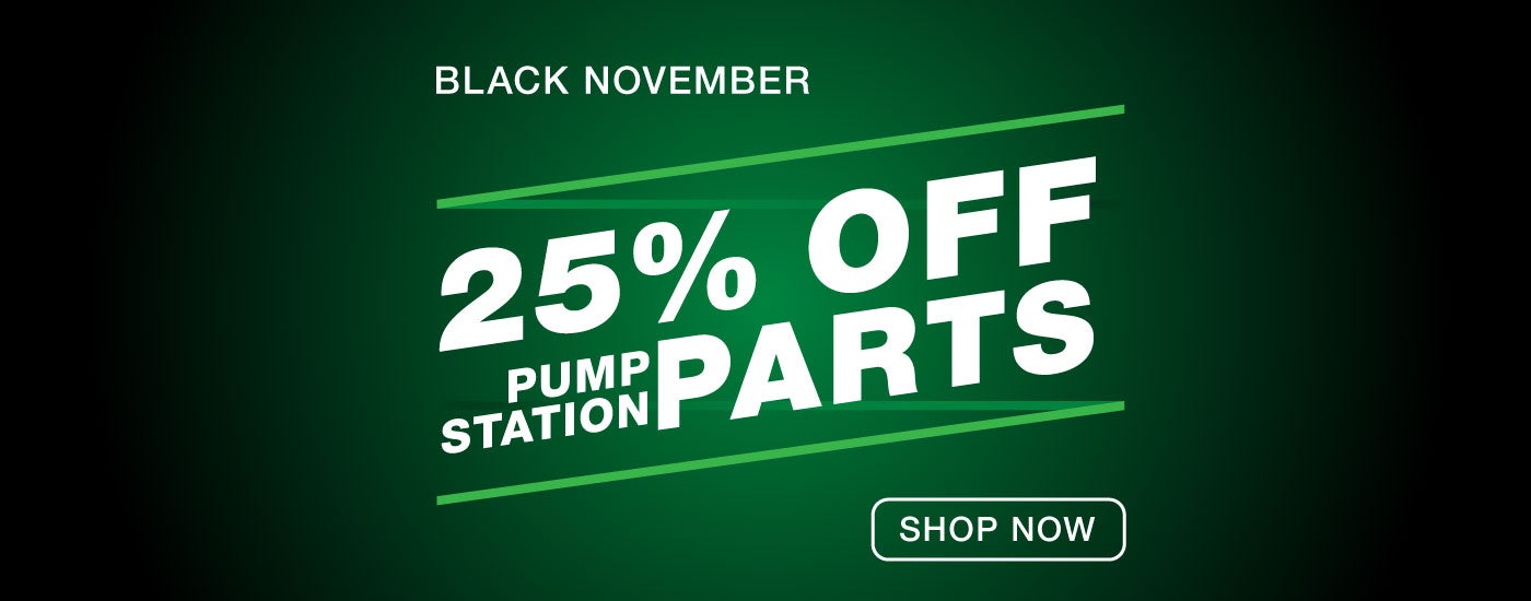 Black November 25% Off Pump Station Parts Promotion