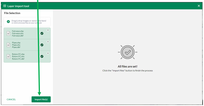 Release 4.4 Import File Button