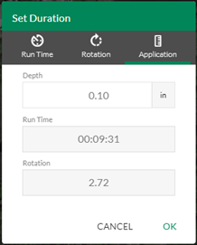 Set Duration Application