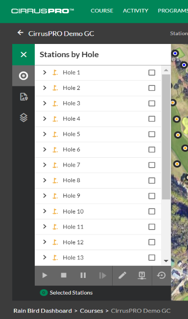 Stations by Hole