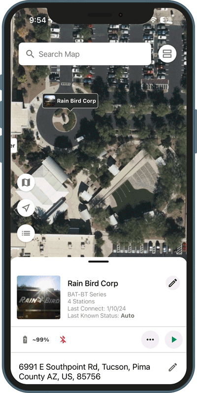 ESP-BAT-BT App displayed on a cell phone