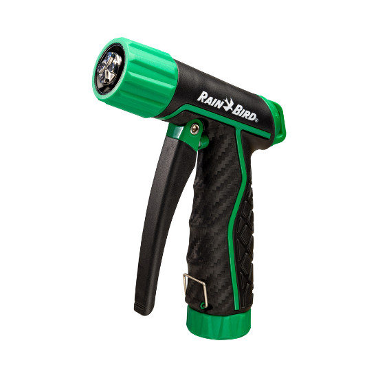 Front Trigger Carbon Nozzle in green and black angle view