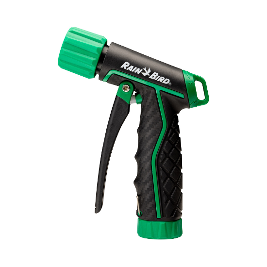Front Trigger Carbon Nozzle in green and black left view