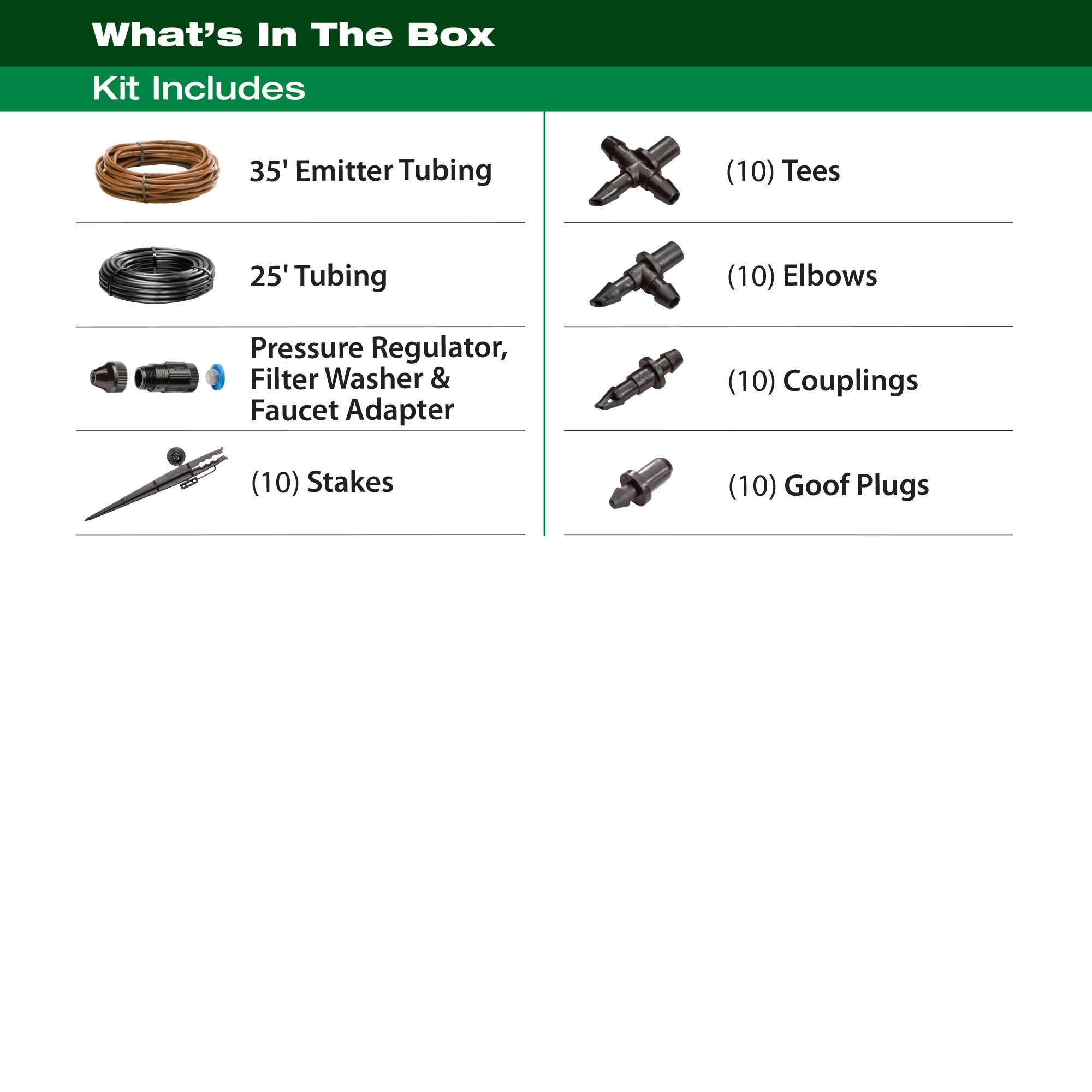 Raised Garden Bed Kit Contents