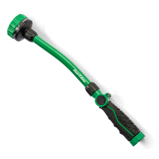16" Watering Wand, Thumb Control, 8-Patterns, Carbon Fiber Finish