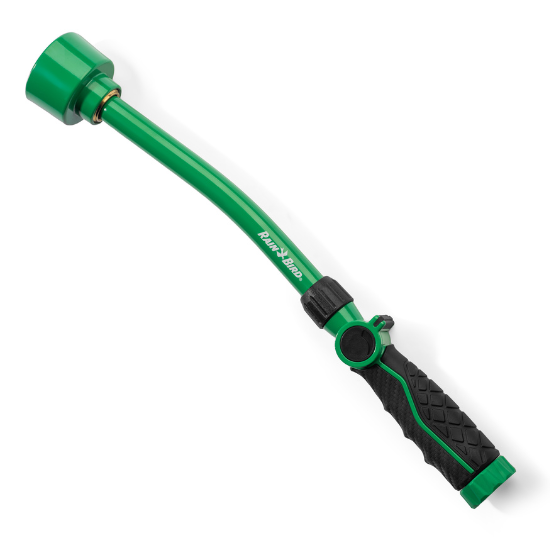 16" Watering Wand, Thumb Control, Shower Pattern, Carbon Fiber Finish