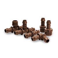 Drip Fittings, Stakes, & Risers