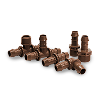 Drip Fittings, Stakes, & Risers
