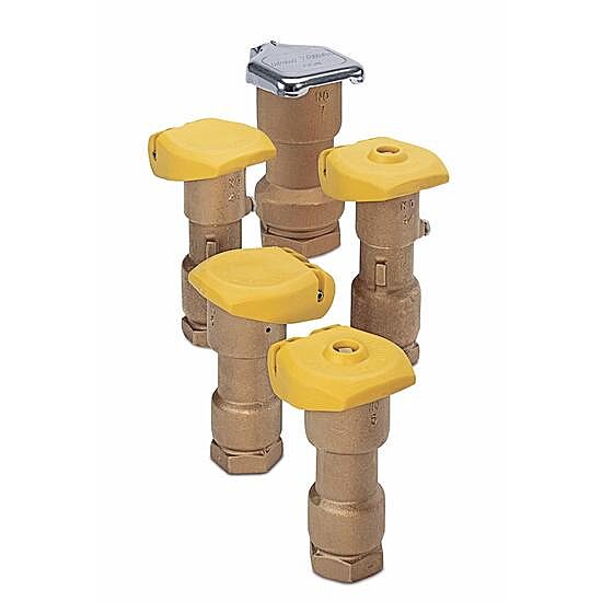 Quick coupling valves group