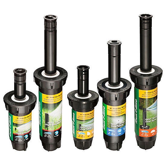 Rain Bird 1800 Pro Series Sprinkler Pop-Up Spray Heads 2” 3” 4” w/Nozzles NEW 