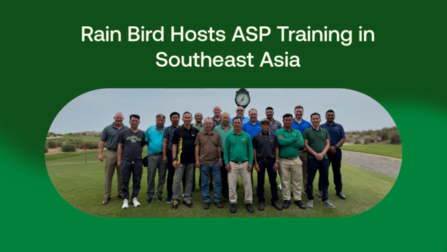 Rain Bird ASPS posing for a picture