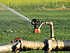 LF2400 long range low flow sprinkler in action on pipe