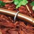 emitter tubing with galvanized stake