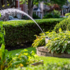 OtO Smart Sprinkler System in use