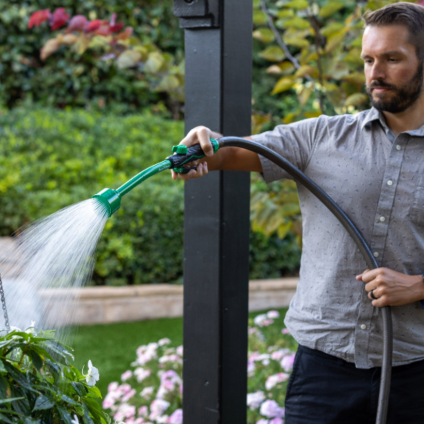 man gardening