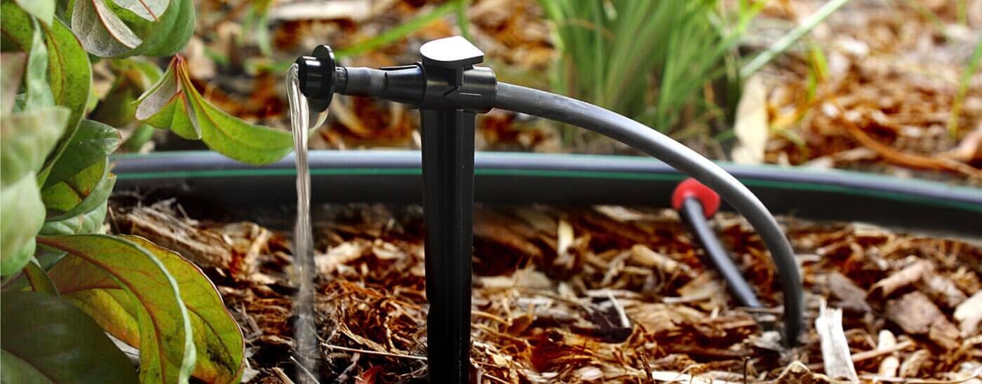 Lots Garden Hose Irrigation Sprinklers Micro Drippers Emitter Drip Head Adjust 
