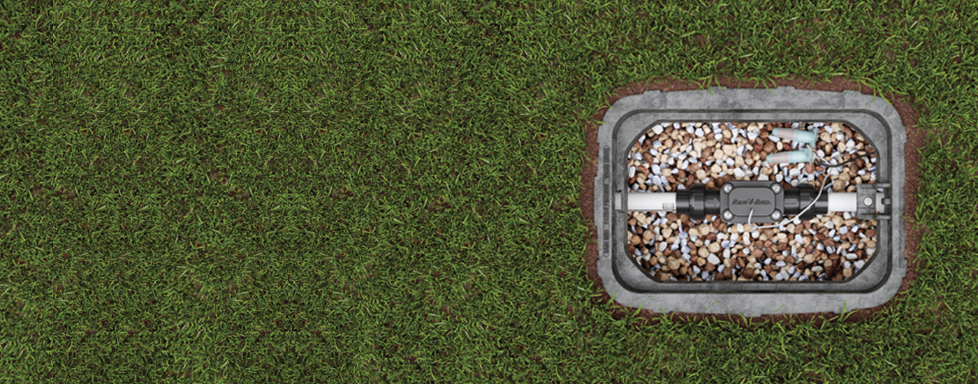 Grass with Rain Bird Product