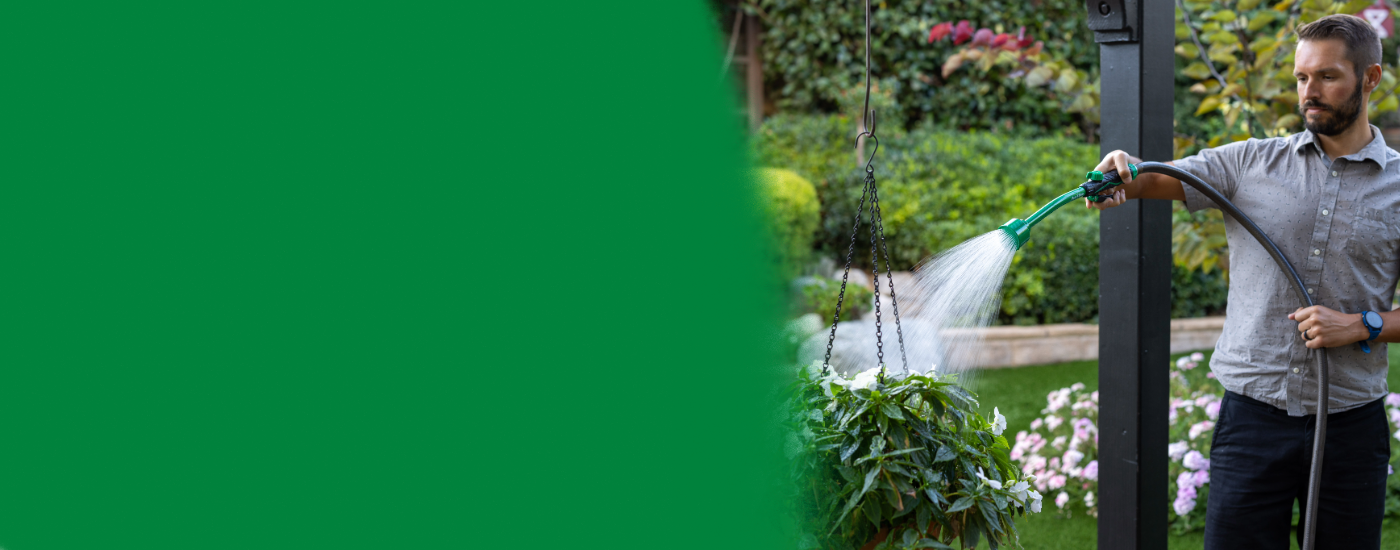 man gardening